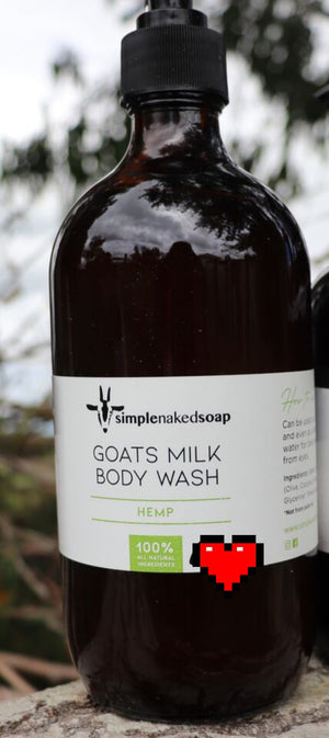 Goat Milk Body Wash HEMP