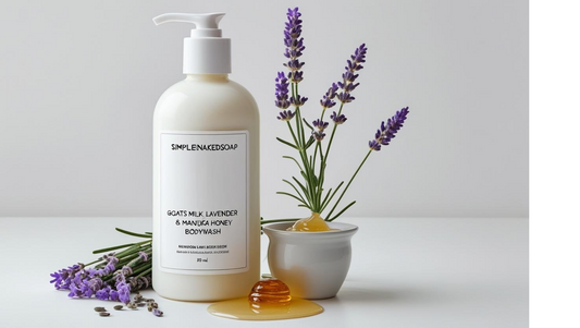 Goats milk Manuka honey with Lavender bodywash